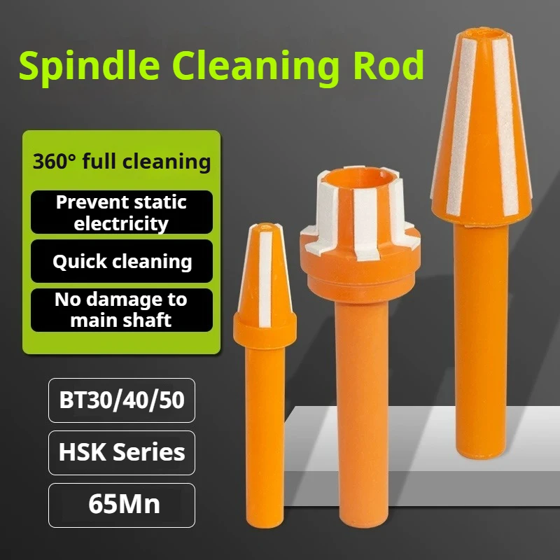 Cleaner Brush BT30 BT40 BT50 HSK32/40/50/63A/63F Taper Collet Holder Wipe Tool for CNC Tool Holder Cleaning