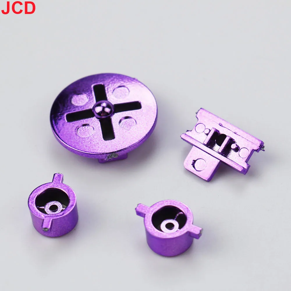 JCD 1Set Electroplating  Replacement Power ON OFF Key Keypads D-Pad A B Buttons For Gameboy GB DMG Accessory