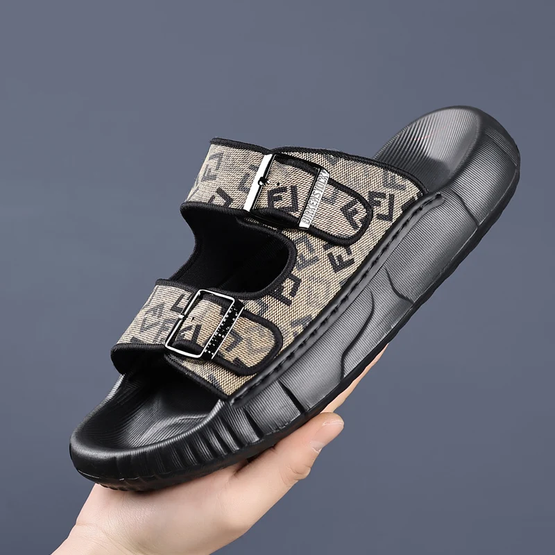 Classics Vintage Style Sneaker Summer Casual Shoes for Men Flat Slipper Man House Slippers Outdoor Shoes Fashion Sandal Footwear