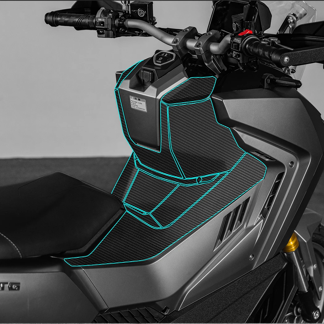 Used For SYM ADX TG 400 2025 Carbon Fiber Protective Stickers Fairing Kits Motorcycle Plastic Decorative Accessories Refit