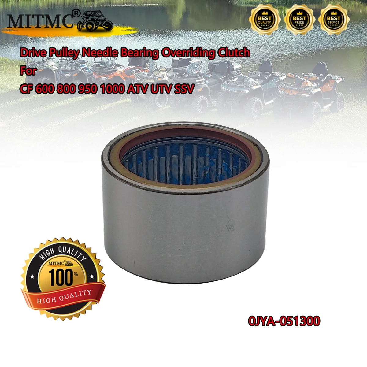 Drive Pulley Needle Bearing Overriding Clutch  For CF 600 800 950 1000 ATV UTV SSV 2024-Up 0JYA-051300