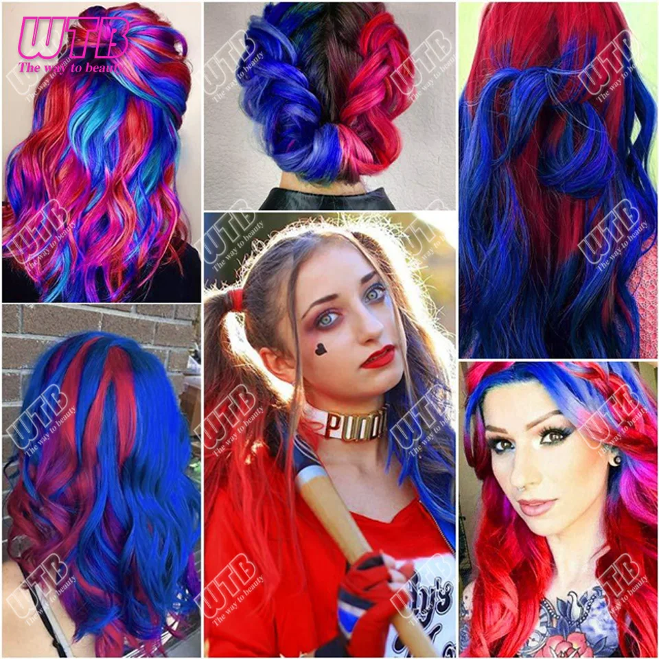 10 PCS Colored Synthetic Hair Extension Wigs for Women BB Clip Style Straight Hair Extension Wigs Suitable for Holiday Events image 4