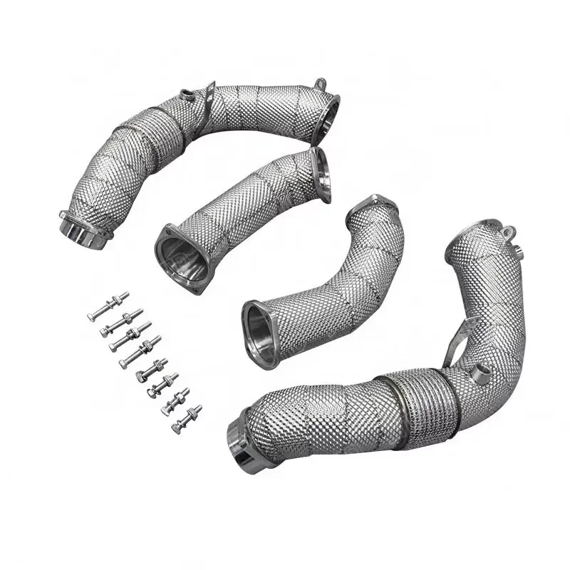 Hot Sell Heat Shield Down Pipe with OPF for BMW M5 M8 F90 F92 F93 LCl Inc CS Late 2021 +