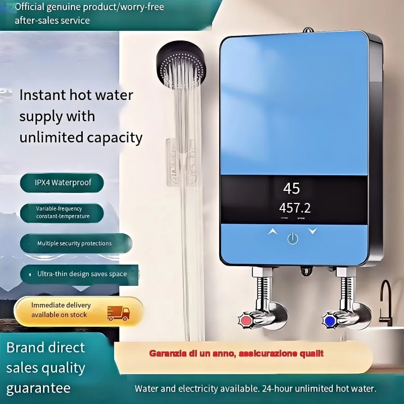High-end Intelligent Intelligent Shower Instantaneous Electric Water Heater Home Hotel And Wall-mounted Water Heater