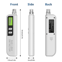 Portable Natural Gas Leak Detector Combustible Gas Detector Methane Liquefied Gas Leak Detector with Audible Visual Alarm