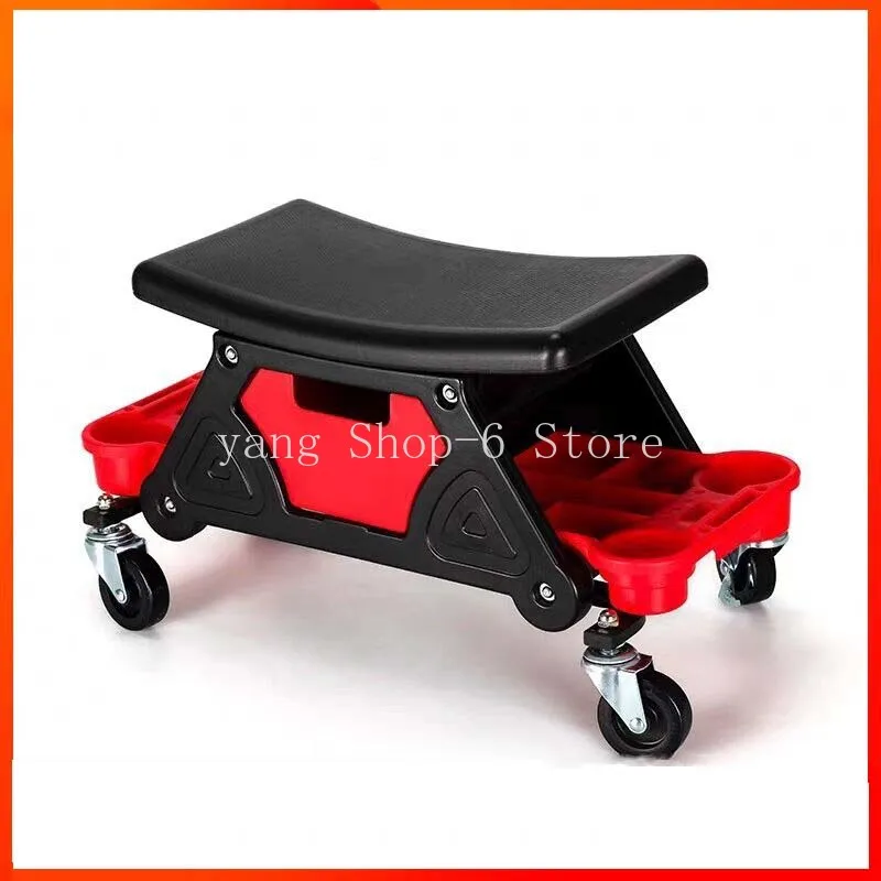 

1PC Car Multi-Function Chair Mechanic For Wax Polishing Projects Car Creeper Stool Chair Mobile Creeper Seat Car Wash Supplies