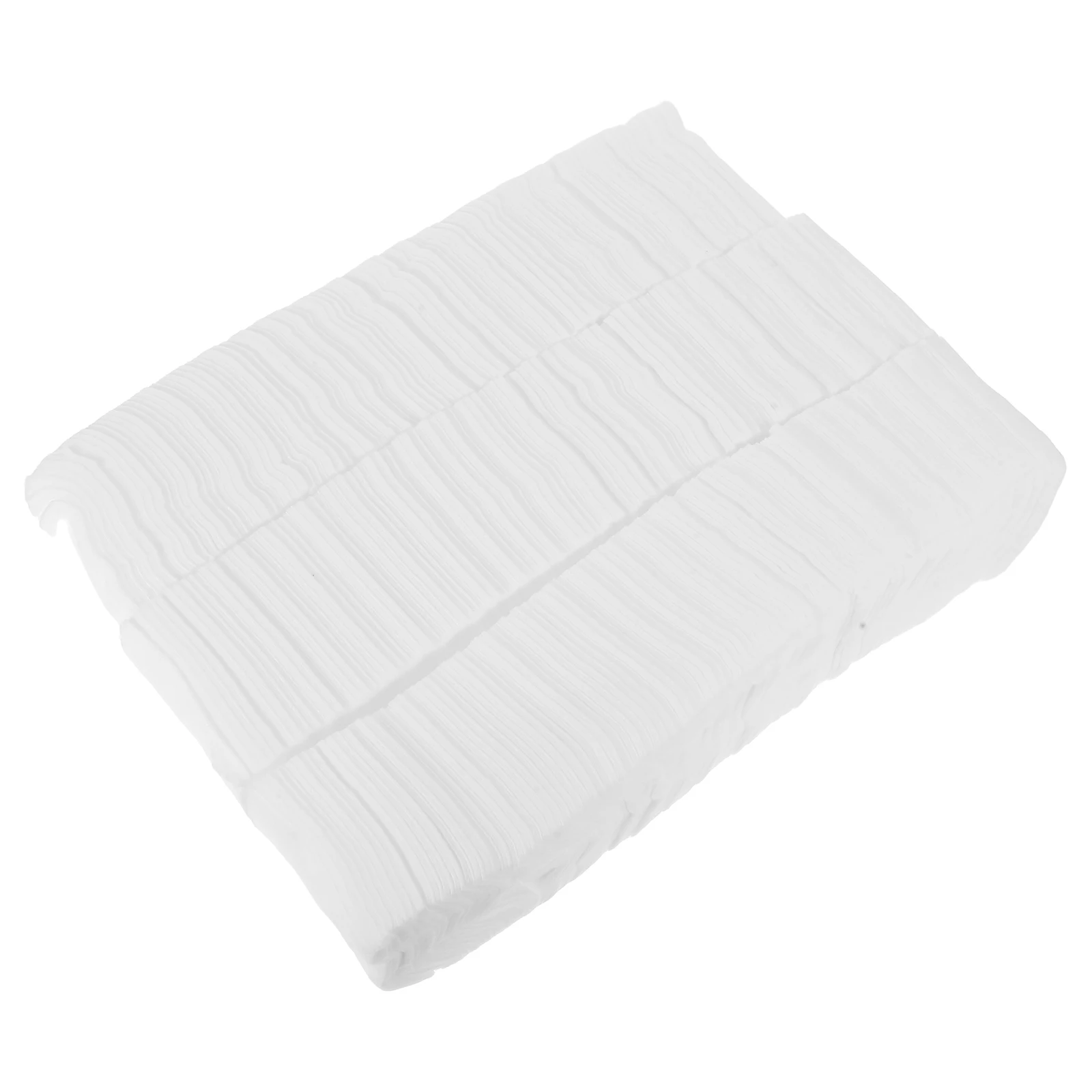 

500pcs Double Layer Thickened Makeup Remover Reusable Facial Cleansing Wipes White Long Lasting Cotton Pads For