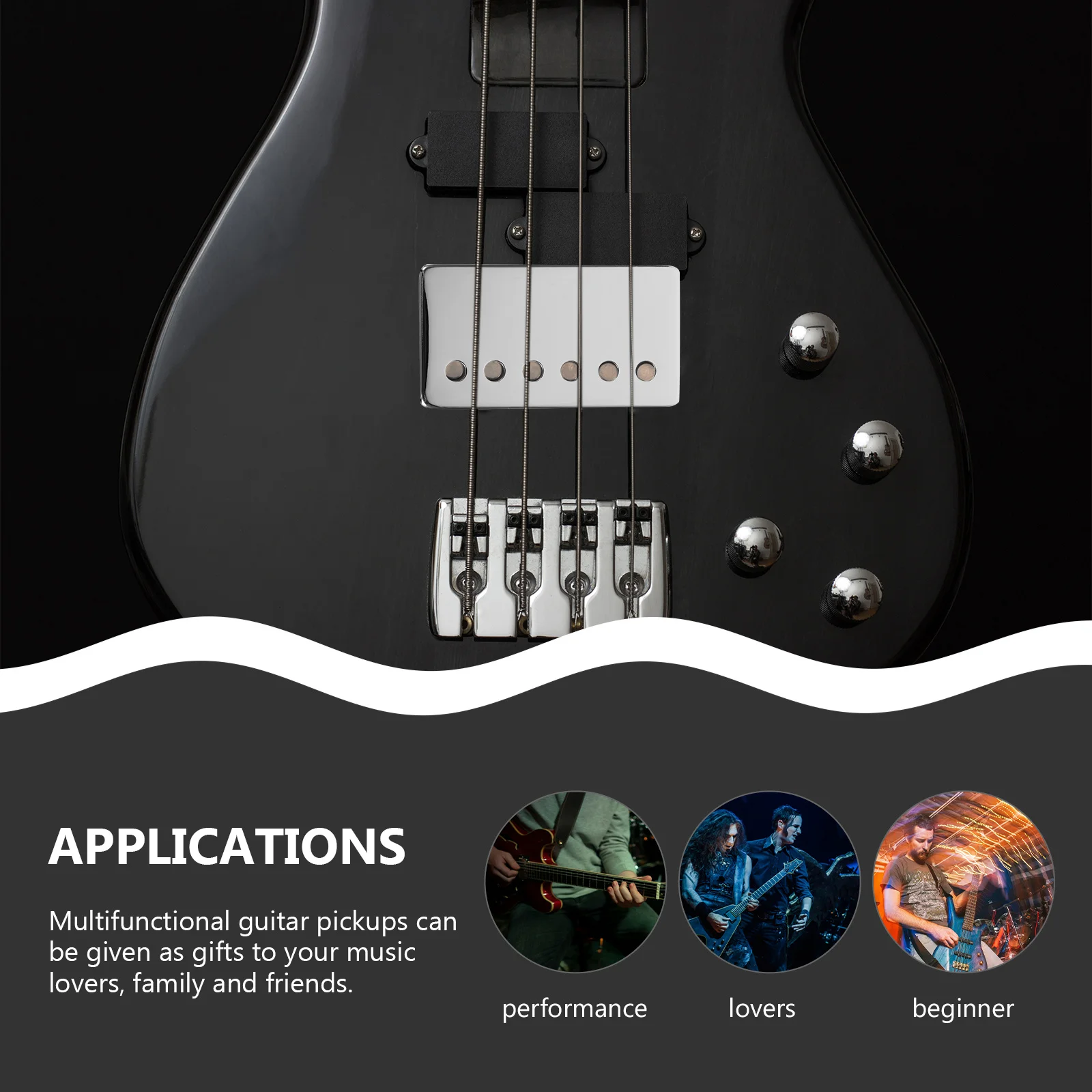 

Pickup Bridge Cover Electric Guitar Humbucker Covers Parts and Accessories Metal Pickups Single Bass