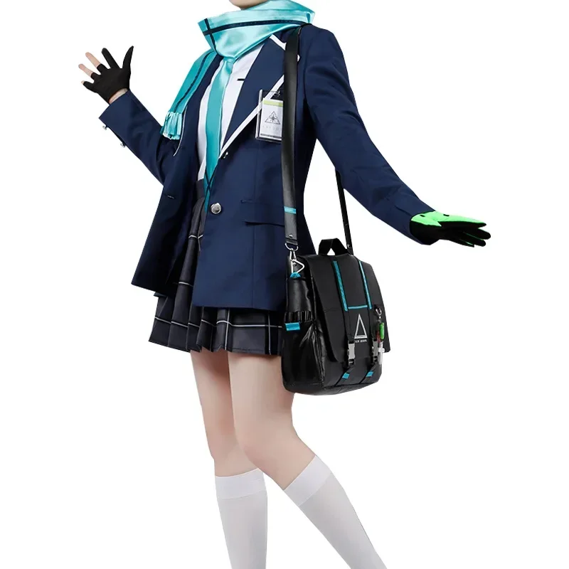 Shiroko Cosplay Costumes Game Blue Archive Cos The Animation Full Set Outfit JK Skirt School Uniform Role Play Suites for Girls