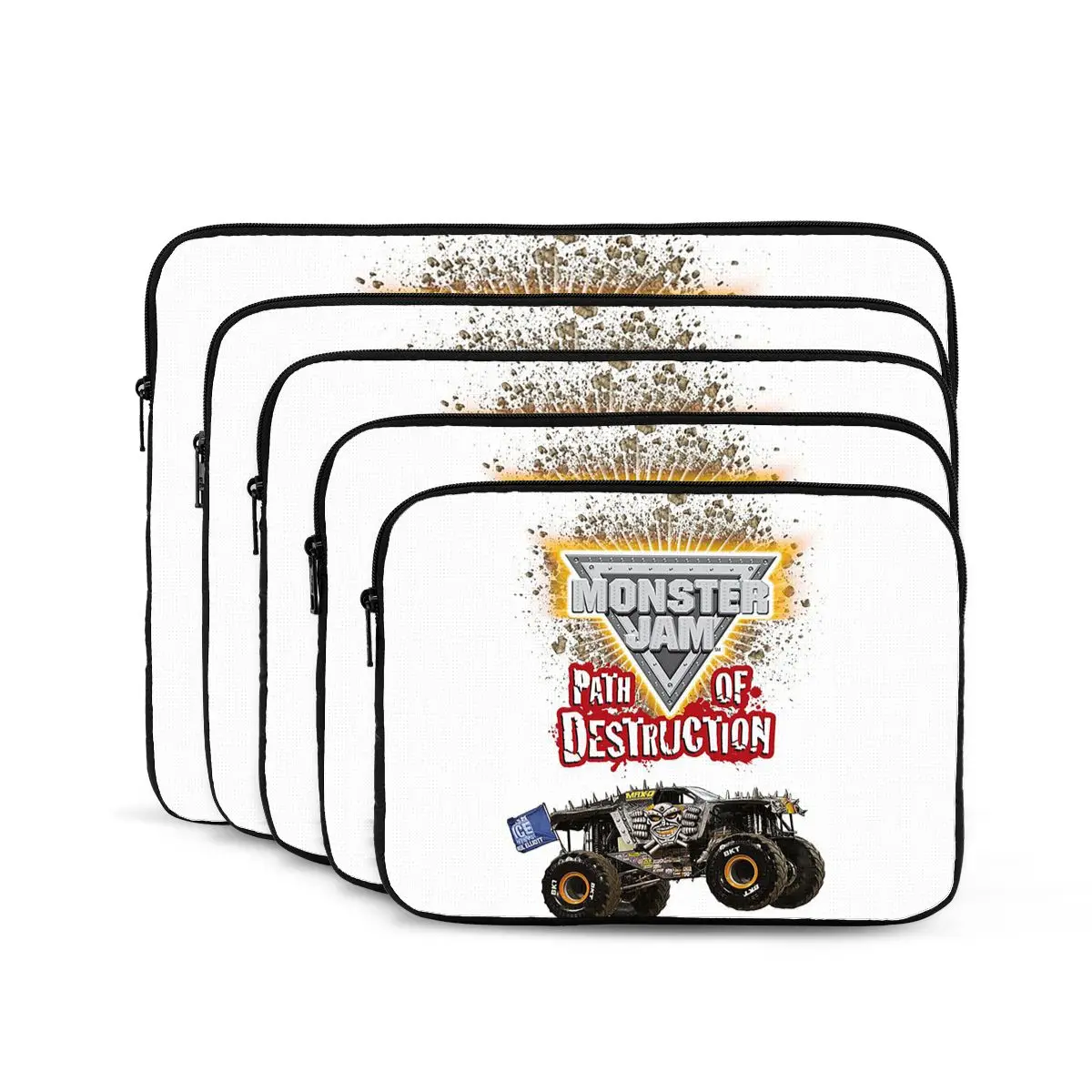 Classic Monster Jam Truck Pattern Notebook Laptop Bag Case Pouch For Macbook Air Pro Tablet Shockproof Case Bag