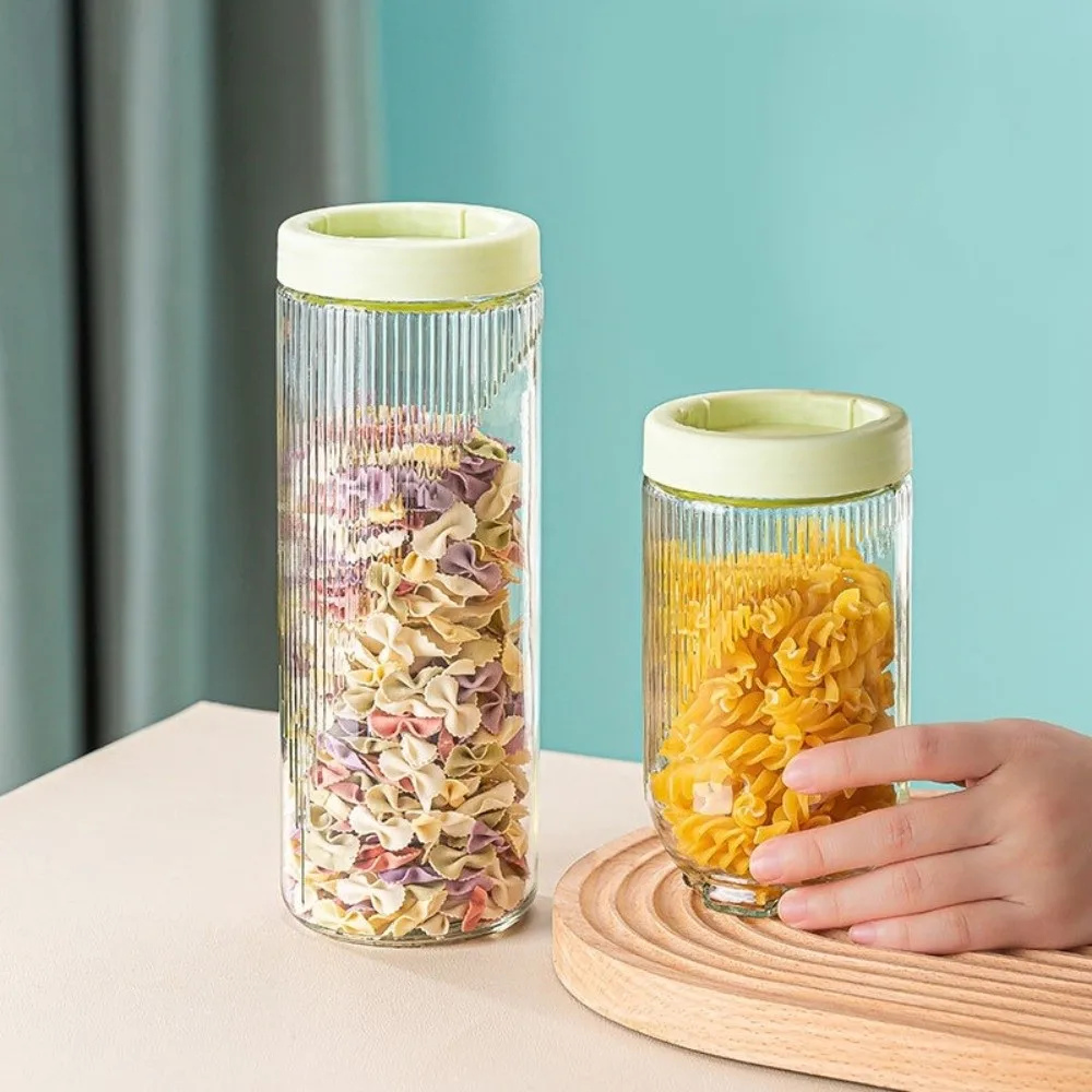 قابلة لإعادة الاستخدام غطاء محكم جرة زجاجية شفافة 300 مللي 600 مللي حاوية الحلوى مانعة للتسرب رشاقته تخزين المواد الغذائية جرة الاستخدام المنزلي