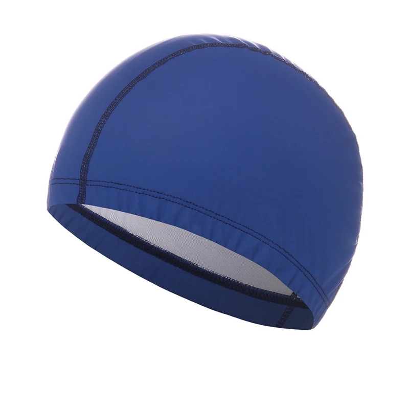 Pu Coated Swimming Hat Unisex Multi-color Comfortable Summer Swim Pool Solid Color For Women Men Adults Swim Bathing Hats