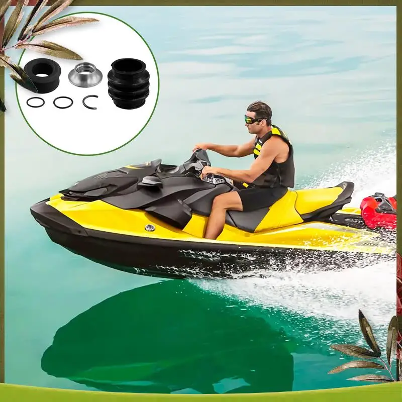 

AB98-For Sea-Doo Seadoo BRP 4-TEC 130/155/185 GTI GTX RXP RXT GTR Carbon Ring Seal Drive Line Rebuild Kit & Boot