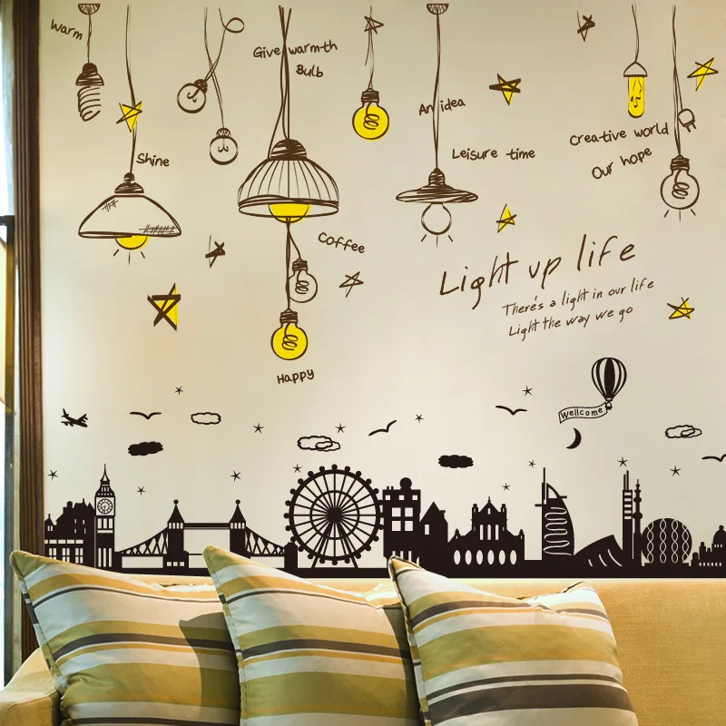 

Wall sticker sticker dormitory wall wallpaper decoration creative warm wall bedroom self-adhesive college student
