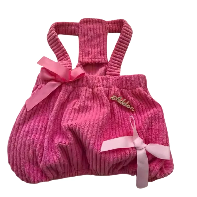 

Зимняя одежда для собак, вельветовый комбинезон, костюм для щенка, маленькая собака, комбинезон, померанский пудель, бишон, шнауцер, одежда, одежда для домашних животных