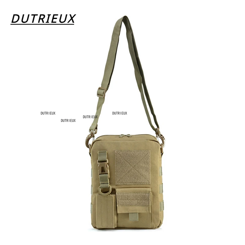 DUTRIEUX Military Tactical Sling Bags Men Outdoor Messenger Shoulder Bag Oxford Waterproof Crossbody Comfortable and Light BL086