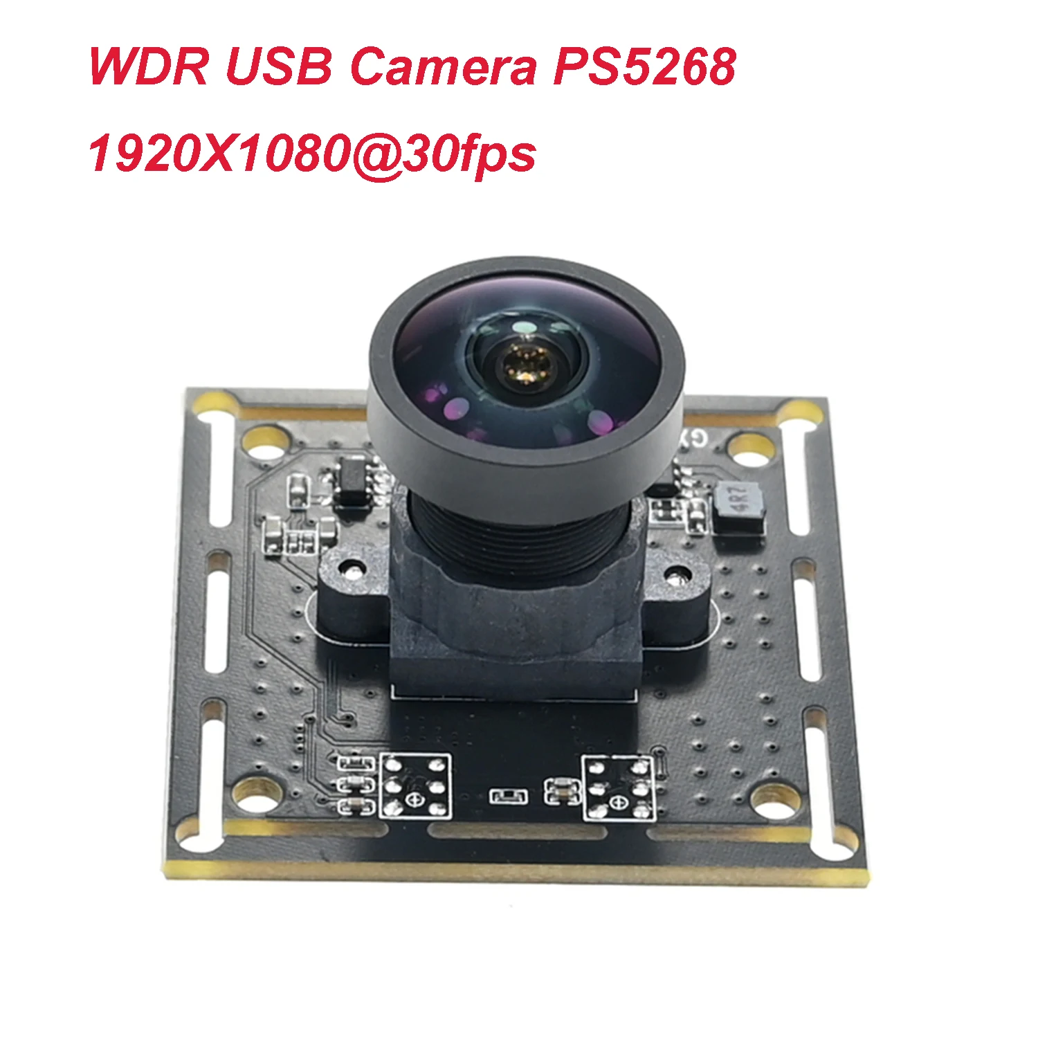 

WDR USB Camera Module 1080P 30fps,Wide Dynamic Webcam,For Outdoor Backlight Shoting,PS5268,1920X1080,Drive Free Plug And Play