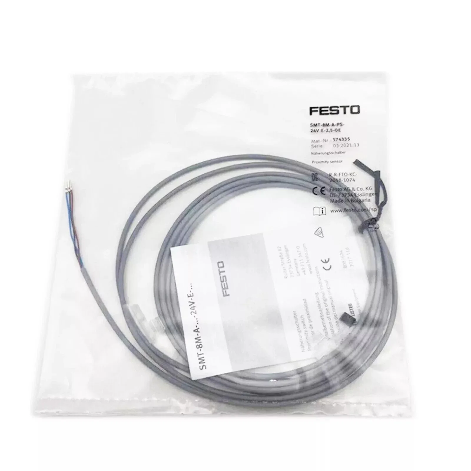 SMT-8M-A-PS-24V-E-2,5-OE Proximity sensor 574335