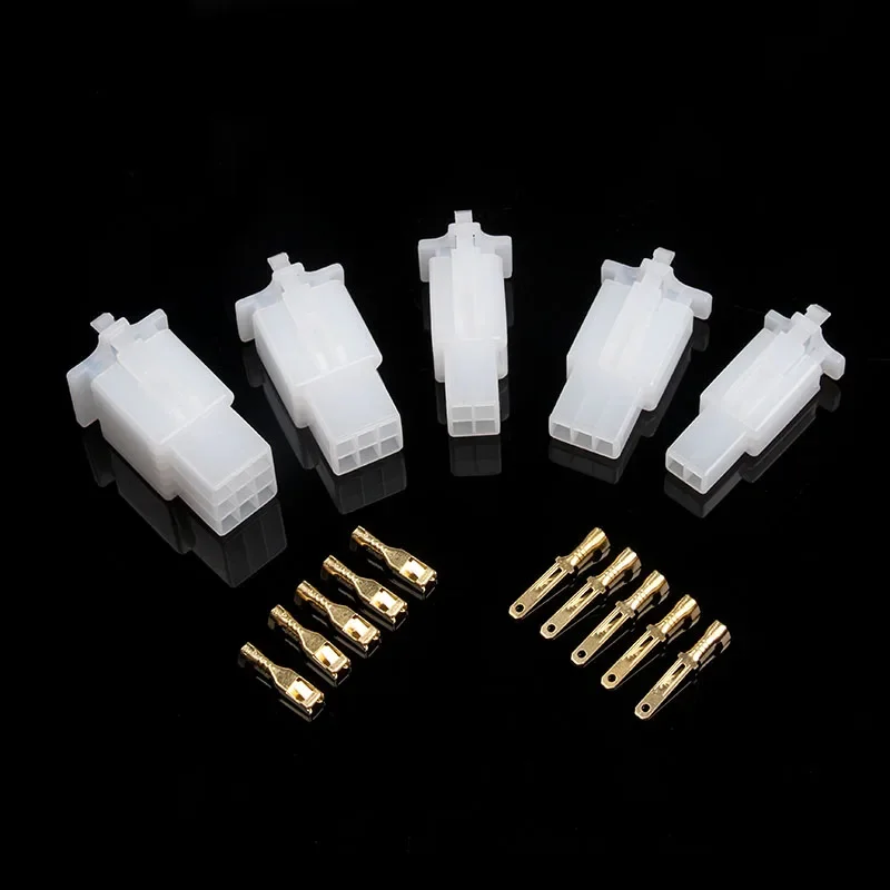 1200PCS 2 3 4 6 9Pin Male Female Terminals Automotive 2.8 Plug Kit Car Motorcycle Electrical Boat Wire Connector Terminals