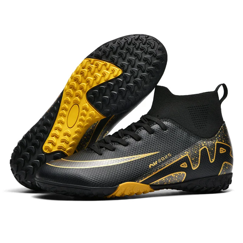 

Men's High Top Fooall oes Children's Training oes Long Studs Student Boys Cross-Border Fooall oes Rubber Sole