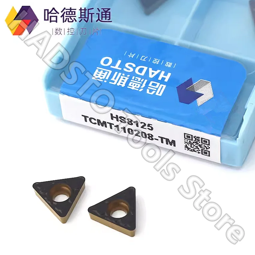 

TCMT110204-TM HS8125/TCMT110208-TM HS8125 TCMT110204 TCMT110208 HADSTO CNC carbide inserts Turning inserts For Steel P15-P30