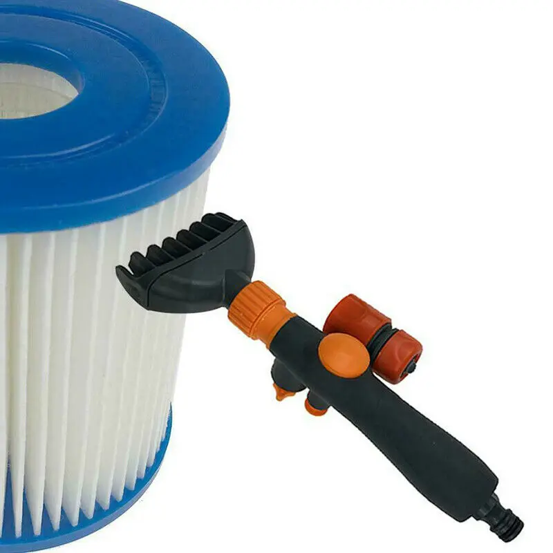 Filter Jet Cleaner Pool Hot Tub Spa Water Wand Cartridge Hand Held Cleaning Brush