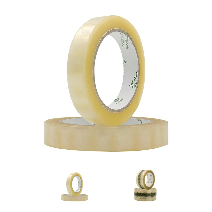 

Биоразлагаемая экологически чистая лента Прочные прозрачные сверхпрочные упаковочные ленты Пленка из целлюлозы на основе растений Качество клея из натурального каучука