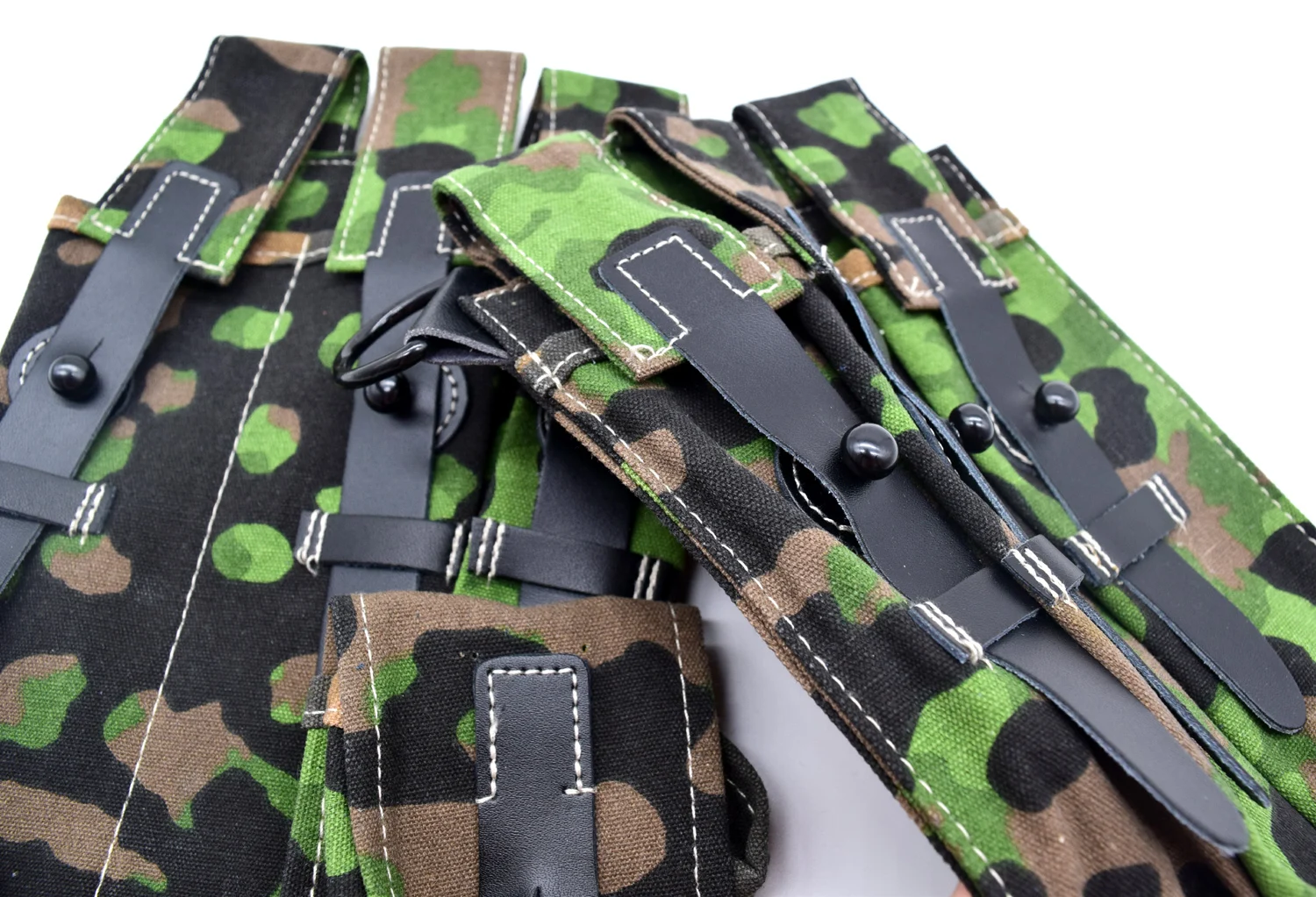 Camouflage tedesco MP 38 40 Munizioni Munizioni Magazine Pouch Aereo Albero Colore primaverile