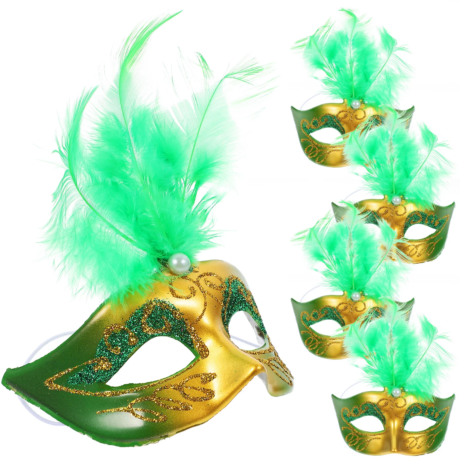 

4pcs 4 Count Mask Party Masquerade Facial Masks Ball Accessories Decorations for Funny