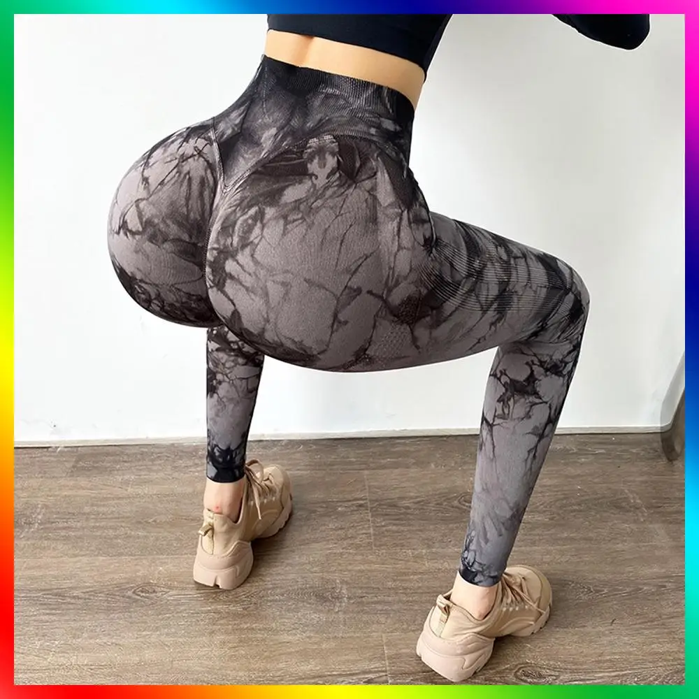 

High Waist Sports Fitn Nine Point Women's Outerwear Leggings Polyester Fiber Spring 2023 Sle Slim Fit Bot
