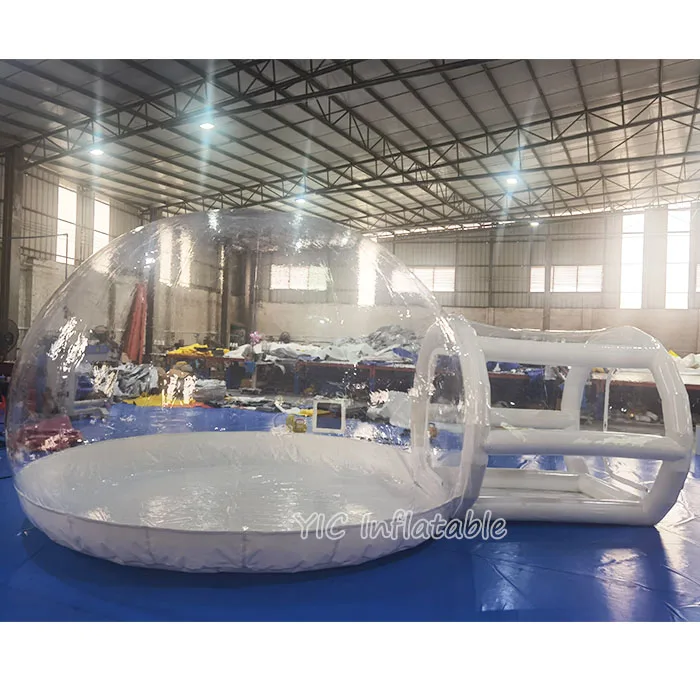 عالية الجودة نفخ فقاعة منزل قبة خيمة نفخ فقاعة البيت مع نفق لخيمة فقاعة طفل خيمة قابلة للنفخ خيمة الحفلات #3