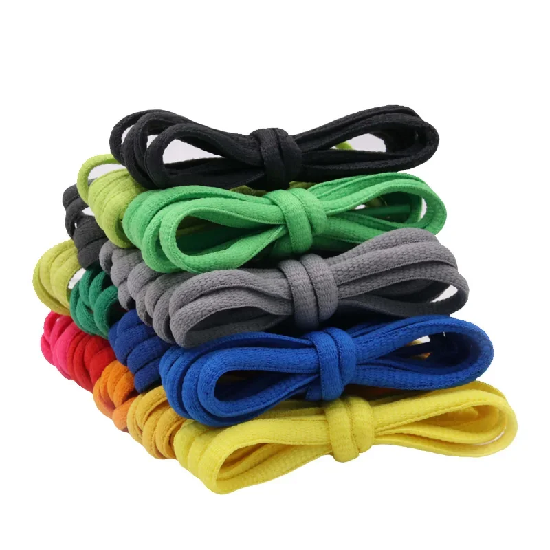 

Coolstring 0.6 Cm 1 Pair Men Women Sneaker Multi-colors Oblate Oval Type Shoelaces Sport Shoes Laces Kid and Adult Unisex Ropes