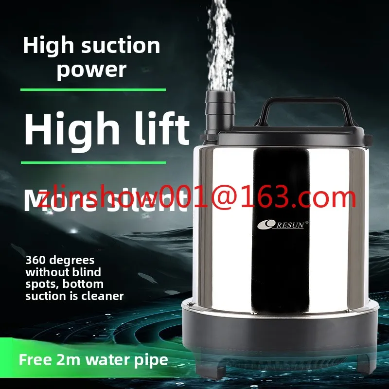 

circulating filter pump silent frequency conversion stainless steel submersible pump aquarium fish pond sewage pump