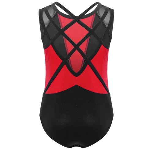 Body sin mangas con estampado de leotardo para niñas