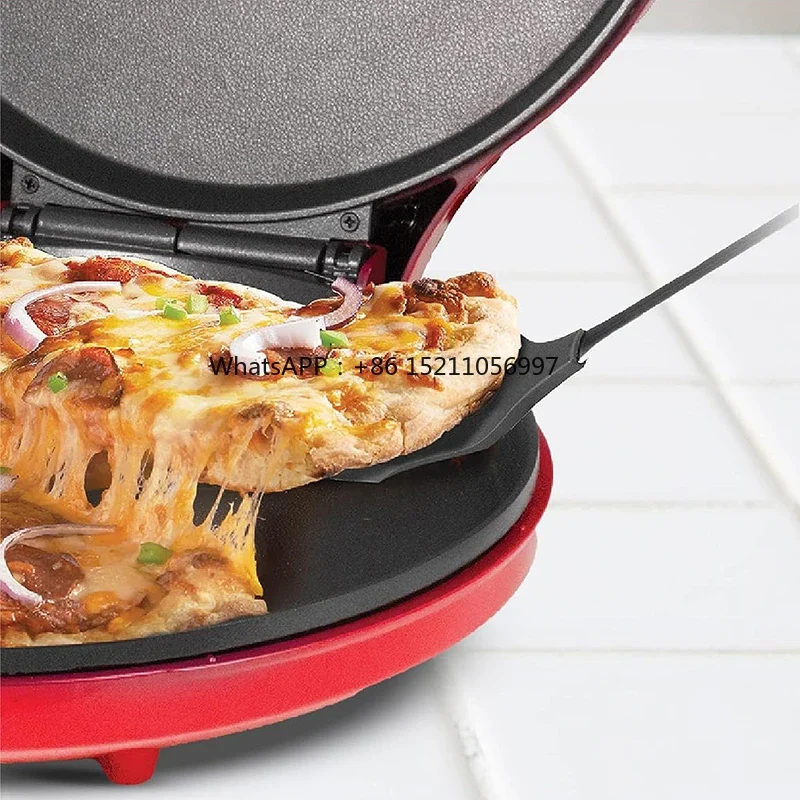 Cooking for Home in Countertop Automatic Pizza Maker 12 Inch Smart Non-stick Pizza Pan With 30' Timer for Easy