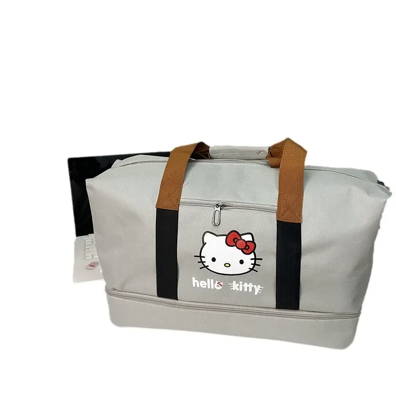 حقيبة Hellokittys Downhill Bag Sanrios حقيبة سفر بكتف واحد لطيفة ذات سعة كبيرة للغاية حقيبة كروس للياقة البدنية المحمولة