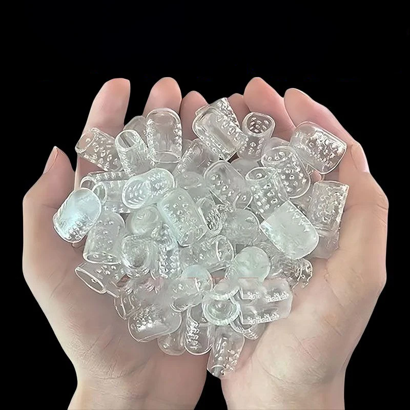 5/20pcs Silicone Toe Protector Cover Women Anti-Friction Elasticity Gel Little Toe Separators Caps Tube Breathable Foot Care image 3