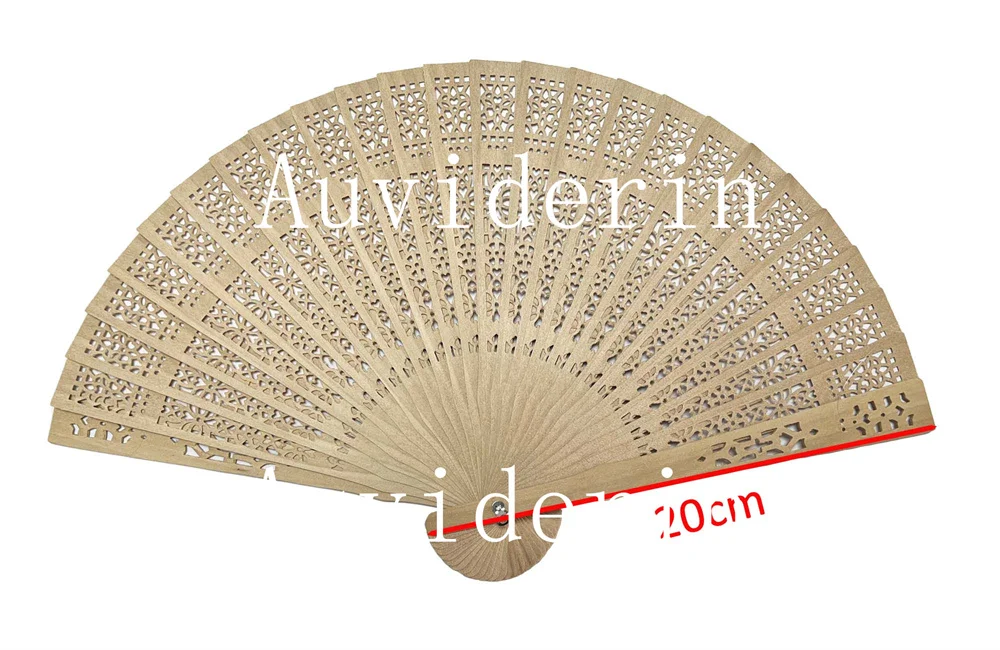 10/20Pcs Wholesale Wood Hand Foldable Fan with Organza Gift Bag 12/15/18Pcs 20cm Wooden Folding Fans