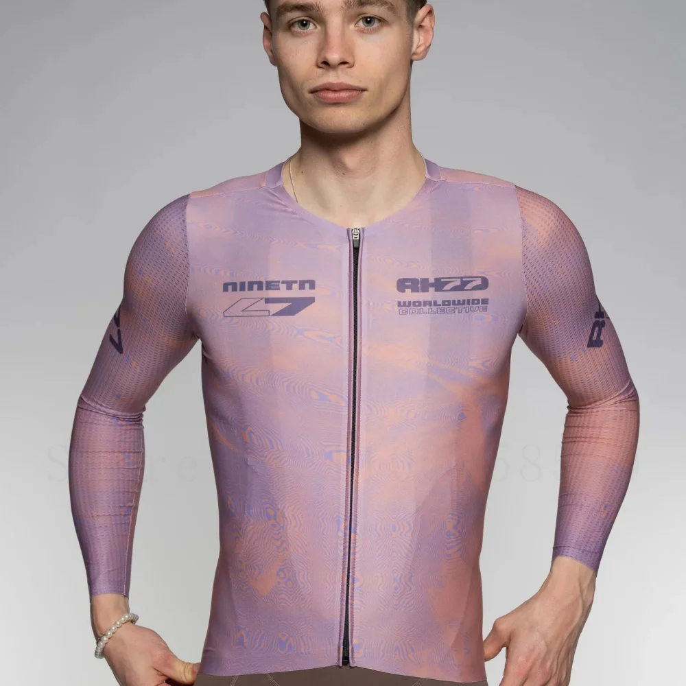 

Men Cycling Jersey Spring/Summer Thin Long Sleeve Bicycle Cycling Clothing MTB Road Bike Team Riding Jersey Ciclismo Hombre 2026