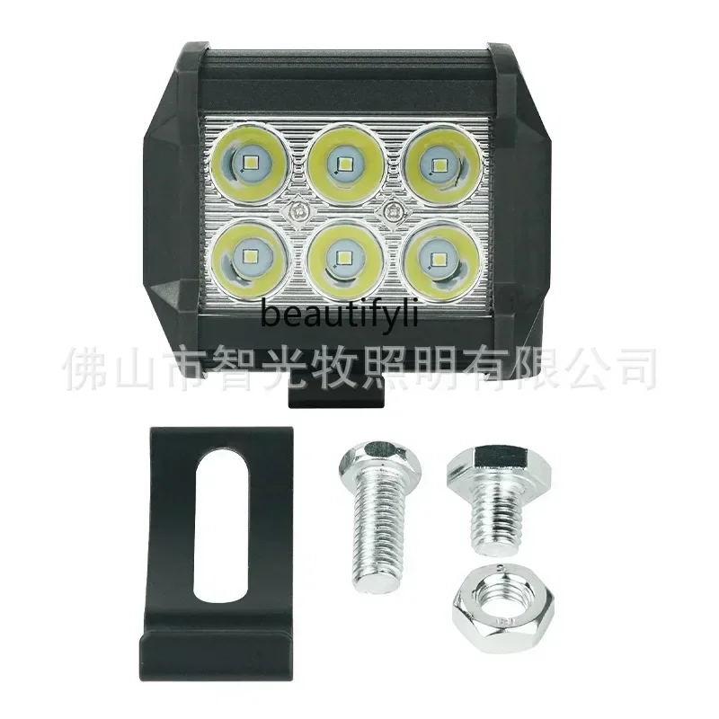 S23 Venta al por mayor de luces LED para motocicletas con 2 filas de cuentas, luces trinoculares modificadas para motocicletas 1059