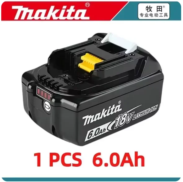 Original Makita 6Ah for Makita 18V Battery BL1830B BL1850B BL1850 BL1840 BL1860 BL1815 Replacement Lithium Battery