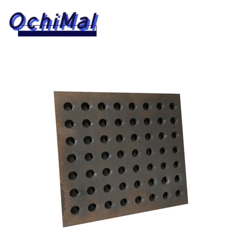 Shot Blasting Machine Accessories Hook Sandblasting Machinery Accessories Wear Resistant Rubber Sand Leakage Plate