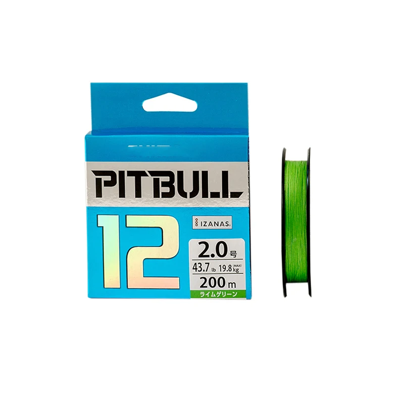 linha de pesca trancada linha do pe multifilament linha da atracao cor verde original nova pitbull x12 01