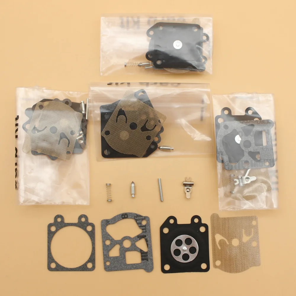 5pcs/lot Carburetor Diaphragm Repair Kit For Partner 350 351 370 371 420 STIHL MS210 MS230 MS250 021 023 025 Walbro Carb