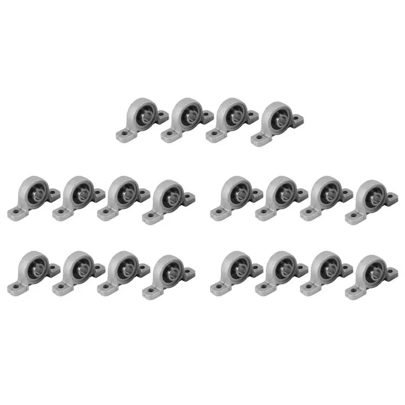 

A88E-20 шт. Подшипник с шарикоподшипником в корпусе KP08 (диаметр отверстия 8 мм), корпусный подшипник из цинкового сплава