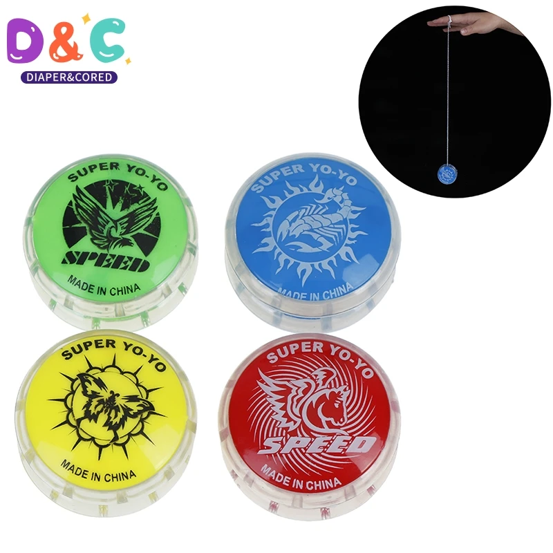 1Pc Magic Yoyo Ball Toys For Kids Colorful Plastic Easy To Carry Yo-yo Toy Party Boy Classic Funny Yoyo Ball Toys Gift YOYO Bal