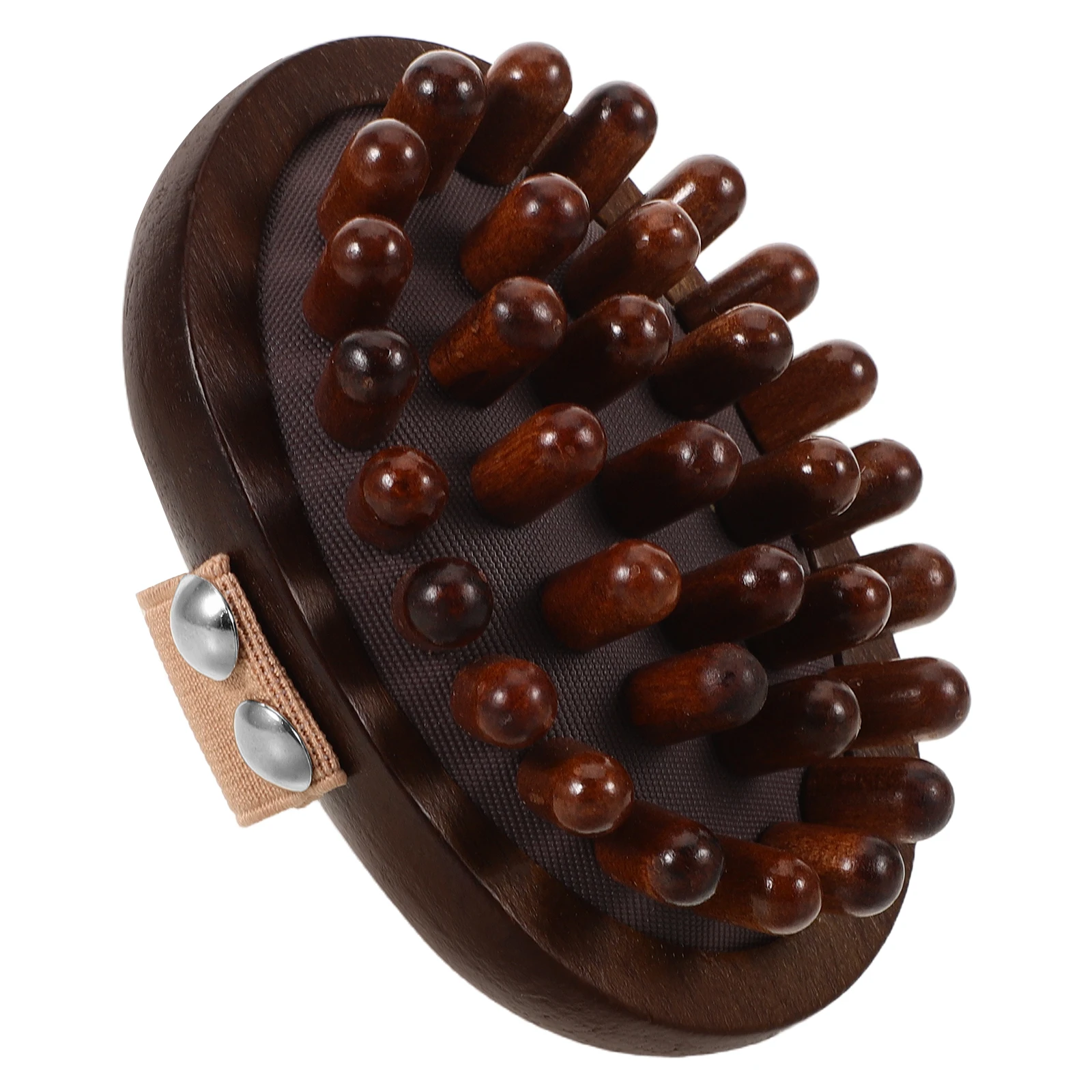 

Handheld Meridian Massage Brush Wooden Metal Body Scrubber Massager Back Spa Acupoint Scrubber Tool Massage Meridian Brush