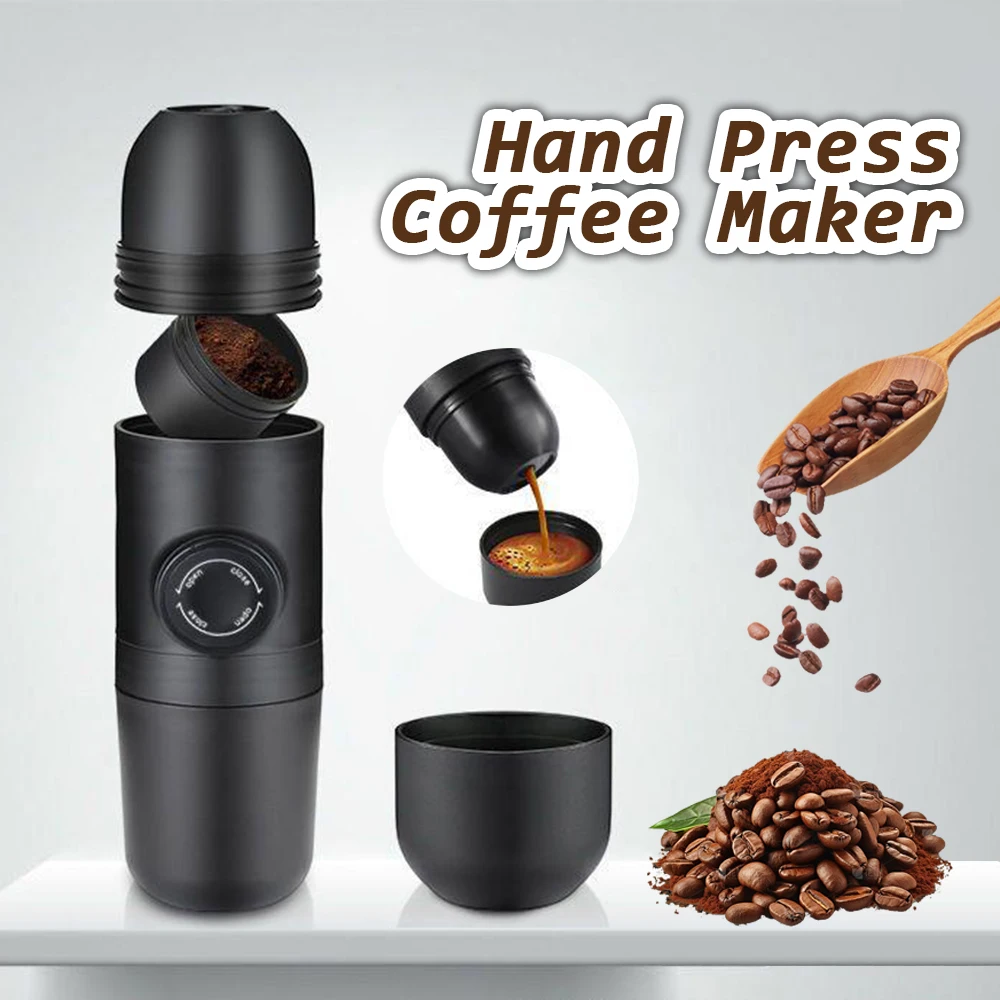 Manual Coffee Maker Portable Coffee Brewing Machine Espresso Machine For Travel And Picnic Hand Press Coffee Brewer