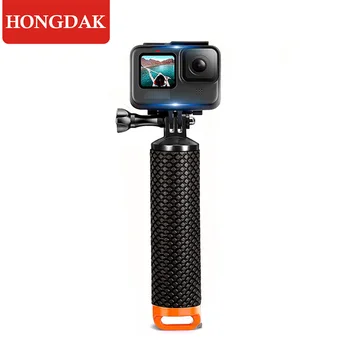 ด้ามจับลอยน้ำได้ของ HONGDAK สำหรับ GoPro ขาตั้งขาเดียวแบบขาเดียวสำหรับ Go Pro HERO 11/10/9/8/7/6/5อุปกรณ์เสริมกล้อง