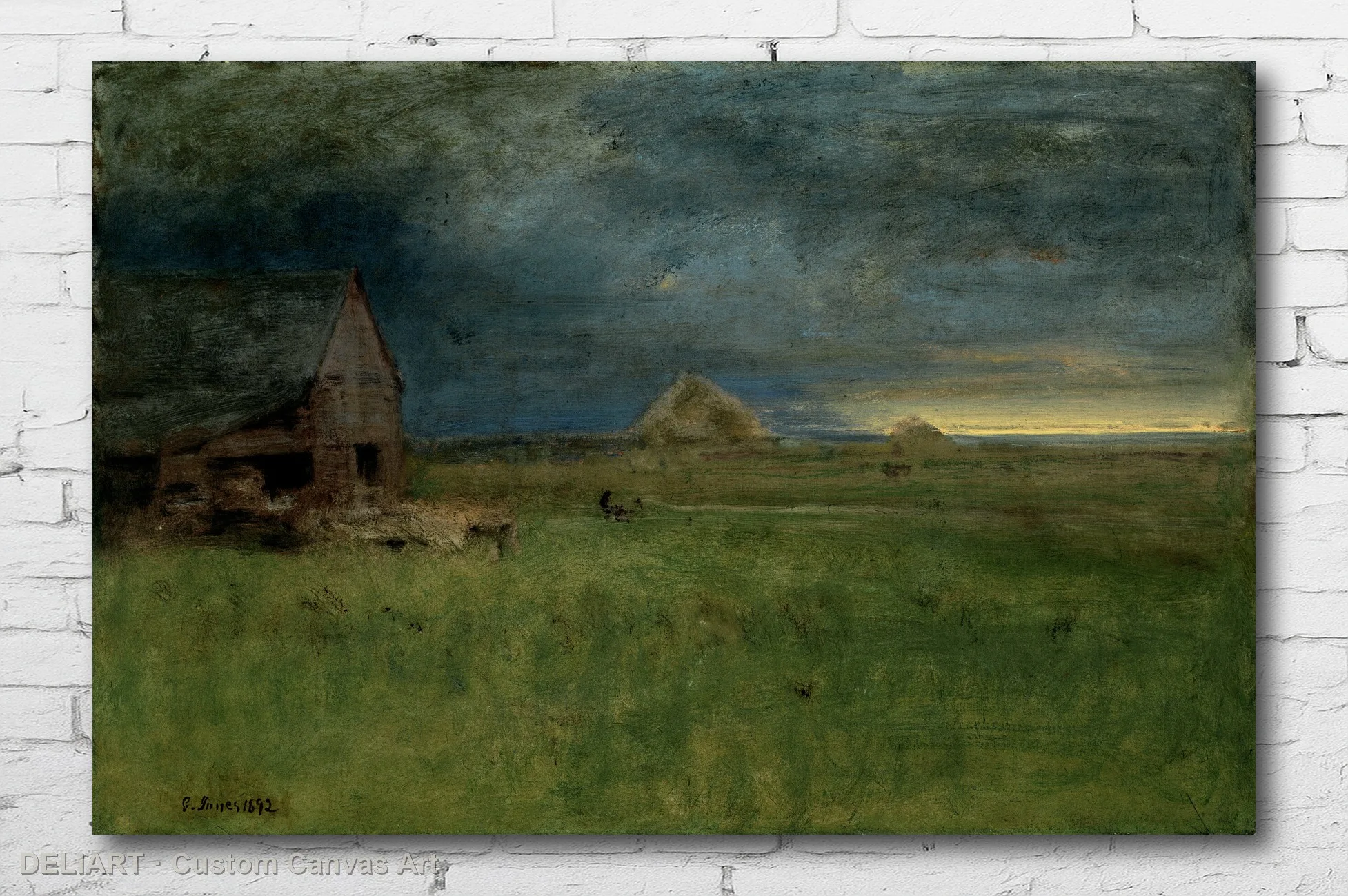 

Canvas Poster - Custom Size Wall Art - Home Room Decor - The Lonely Farm, Nantucket
